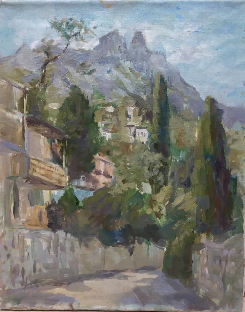 Алупка. Вид на Ай-Петри