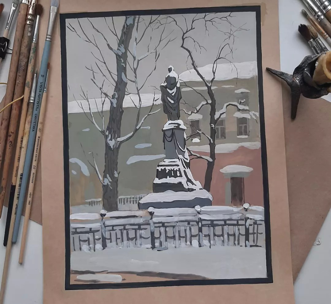 Памятник Александру Грибоедову.