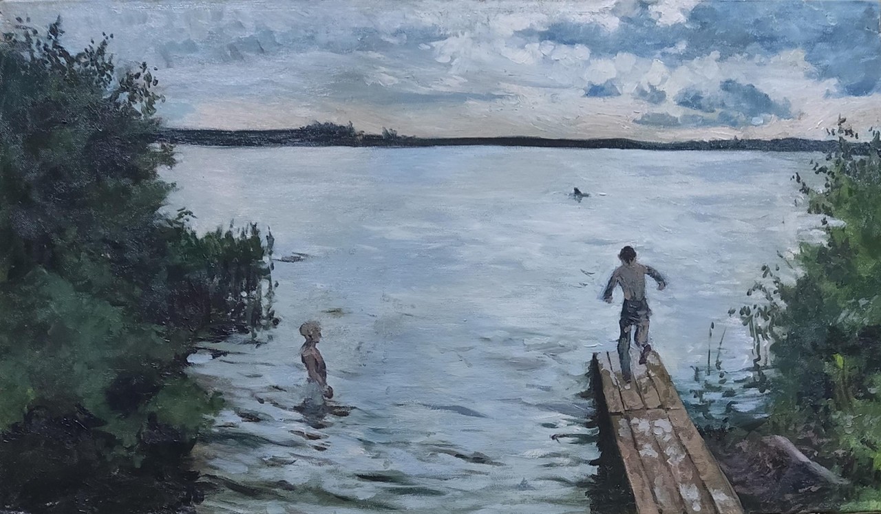 Диптих "На круглом озере"