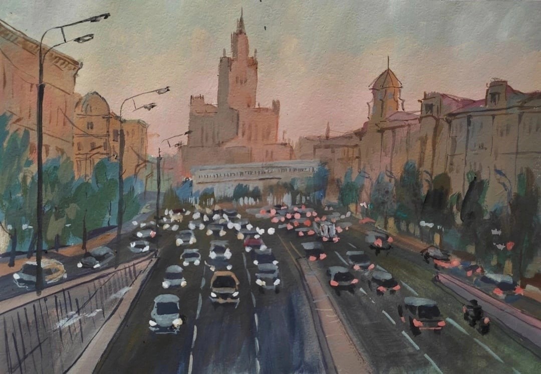 Вечер в Москве