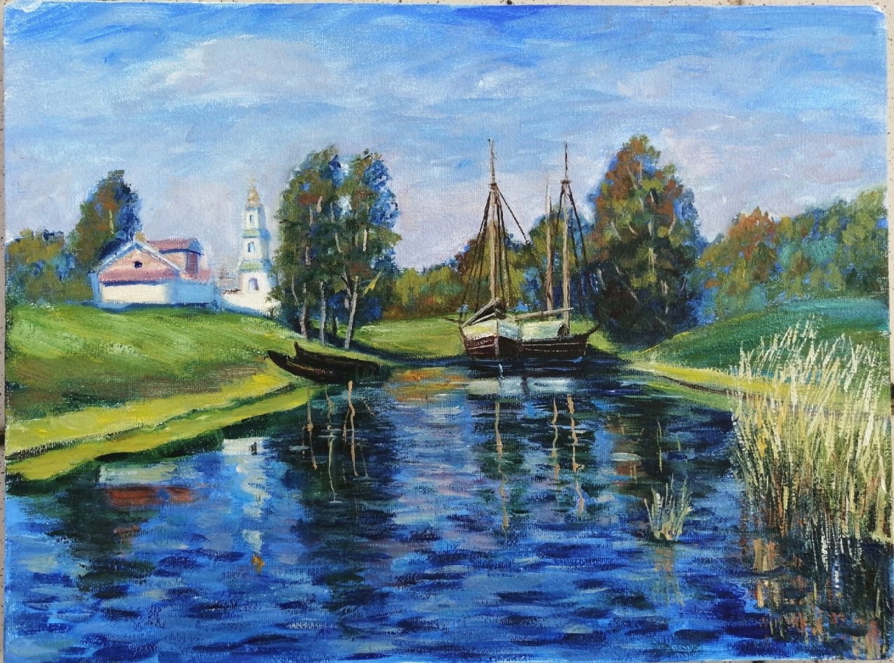 Озеро. Осень. 