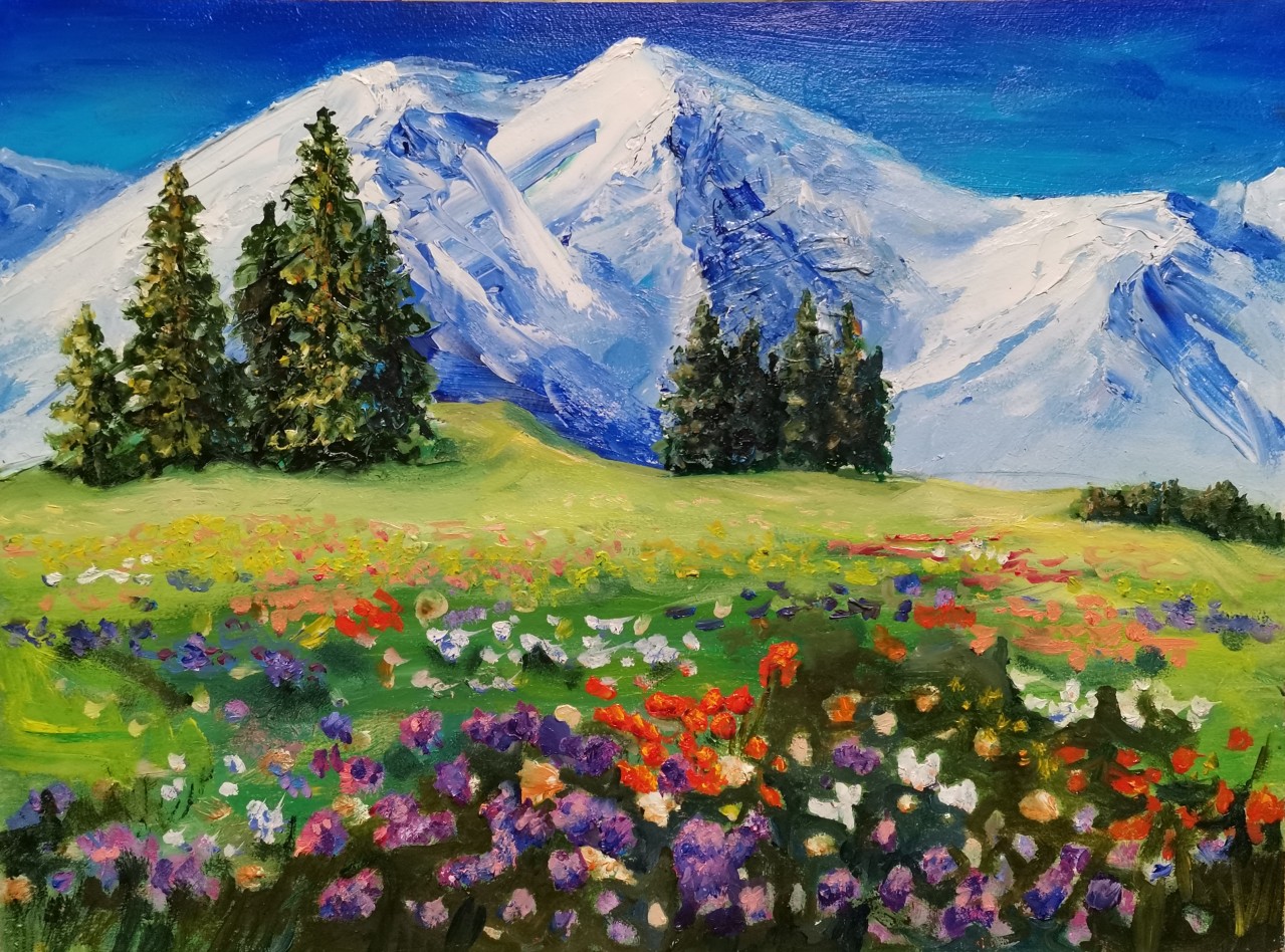 Весна в горах