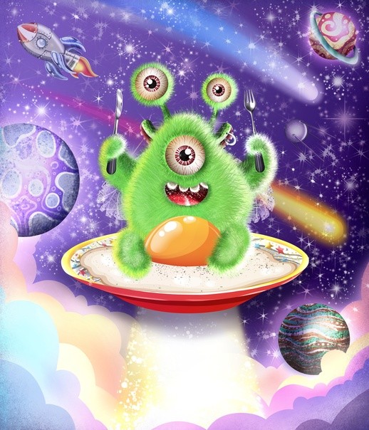 "Space Dinner" (Космический,ужин)