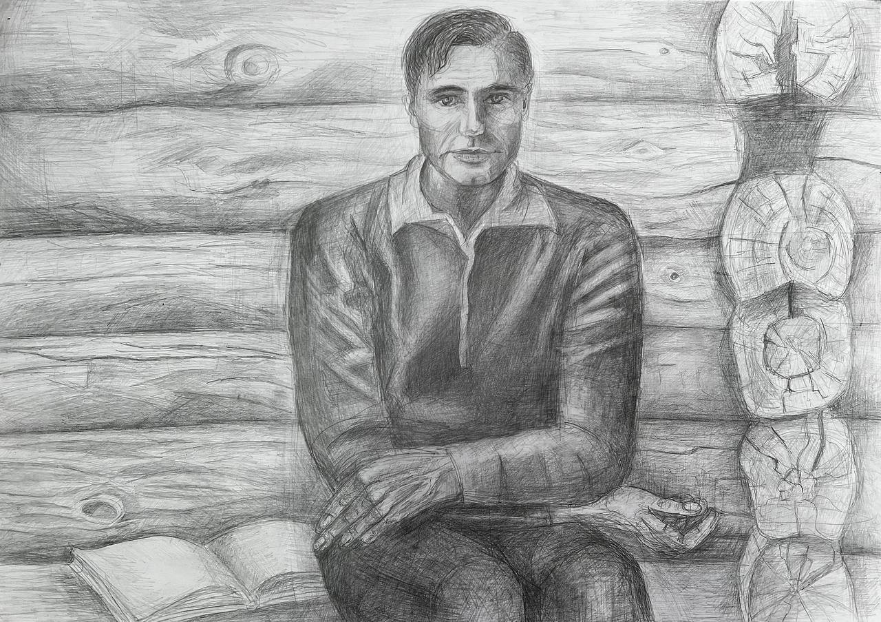 портрет В.М.Шукшина