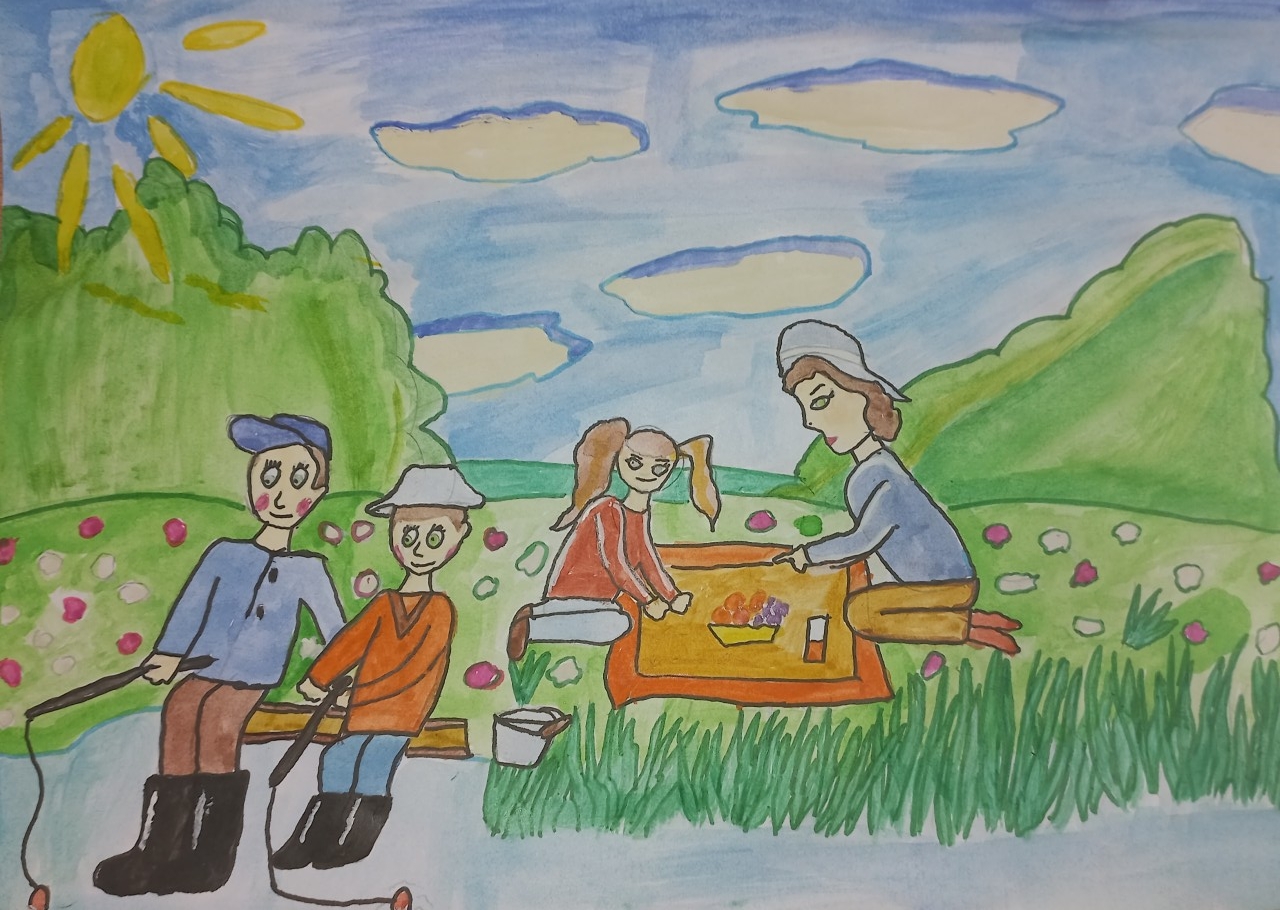 Рыбалка с семьёй