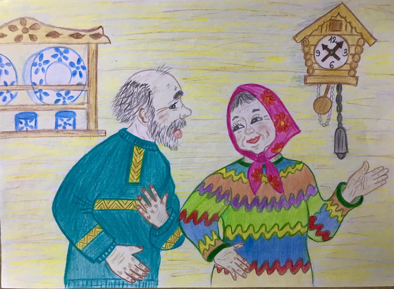Навещаем родных в деревне 