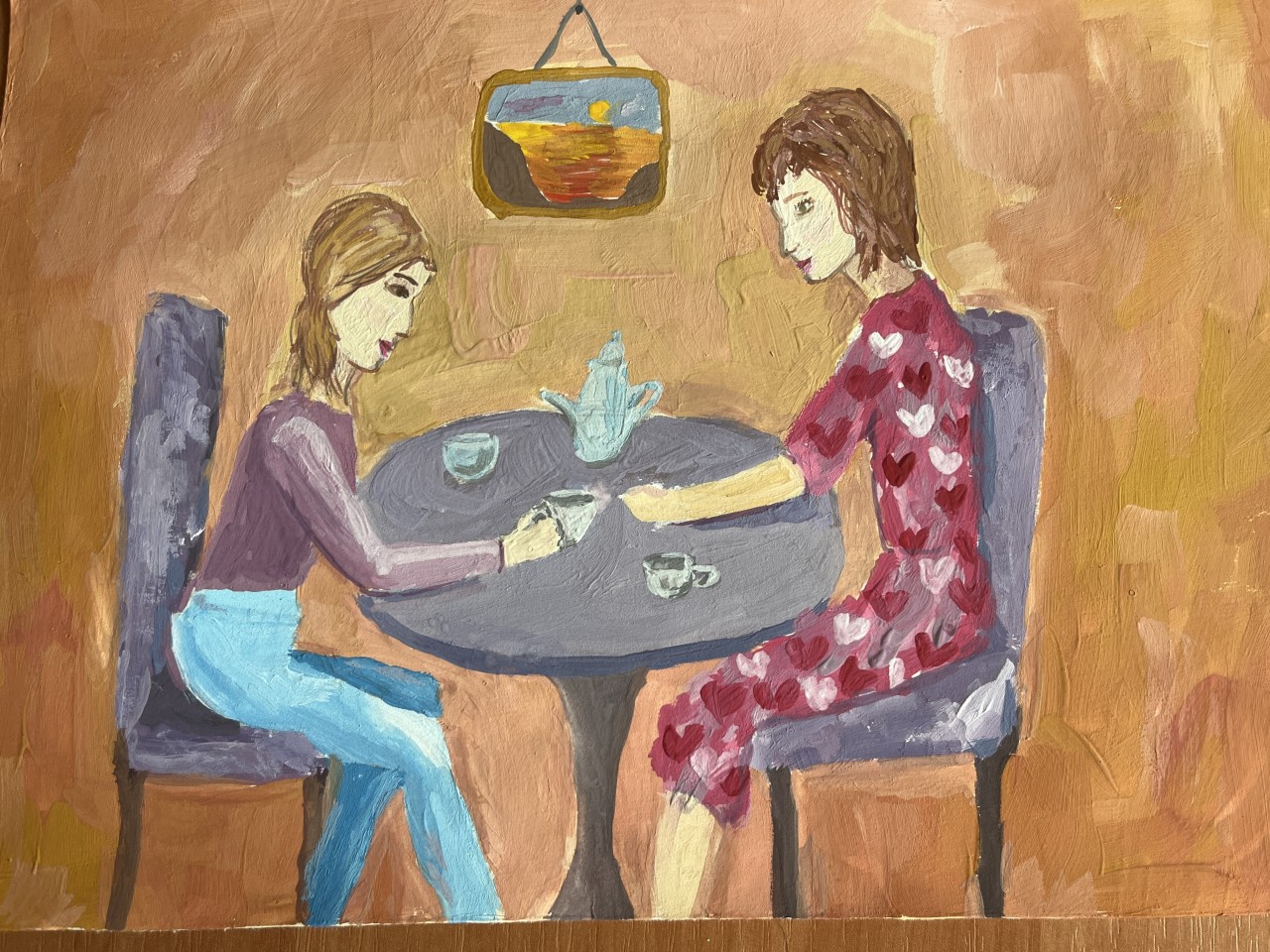 Чаепитие с бабушкой 