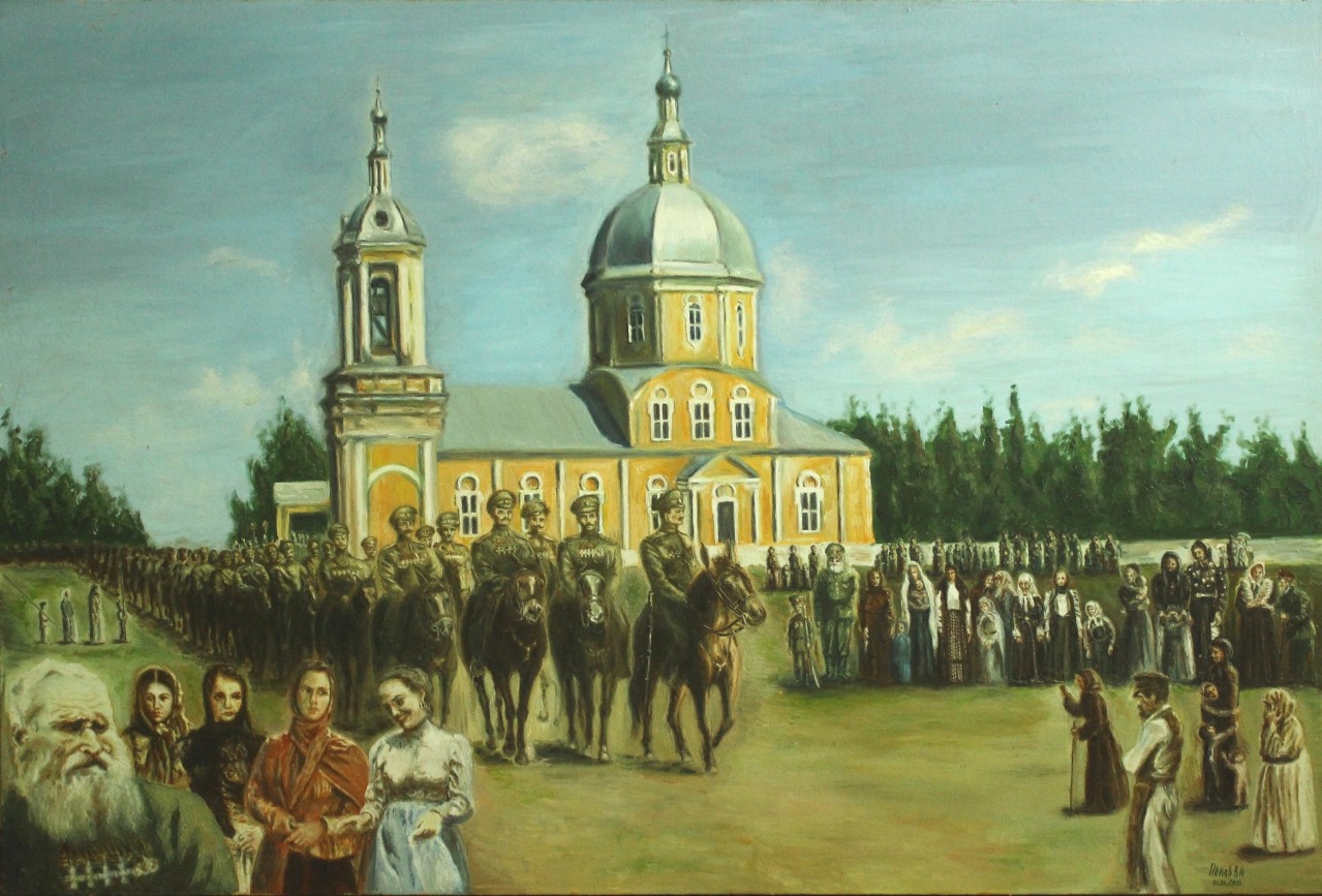   За Веру и Отечество. холст, масло 164 - 110. Станица Филоновская, Волгоградская область. Живопись VladimirPopow Rossia. 