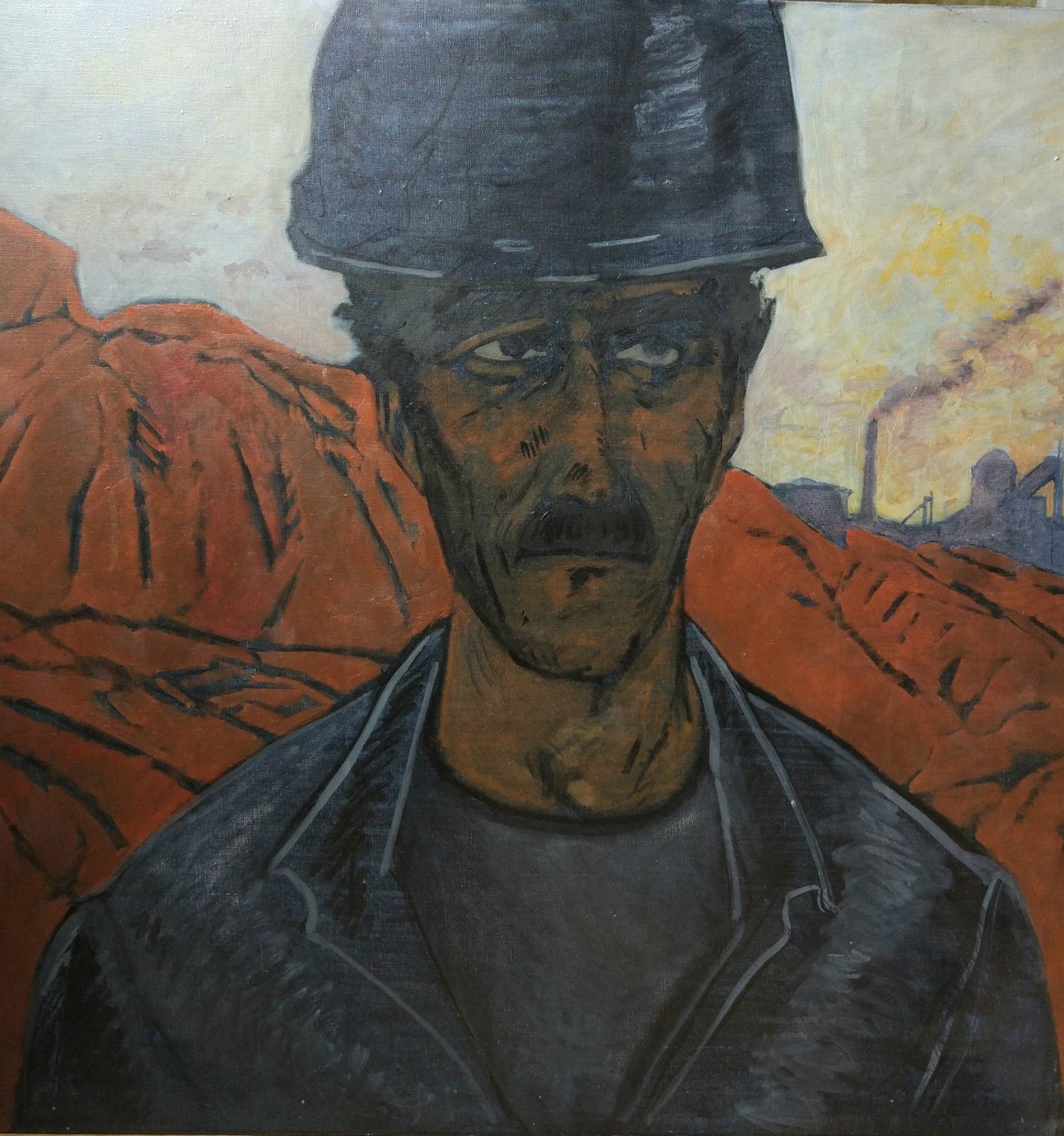 Збицкая В.А .Снова в шахту. 80х80, х,масло, 2018г, 79163471297