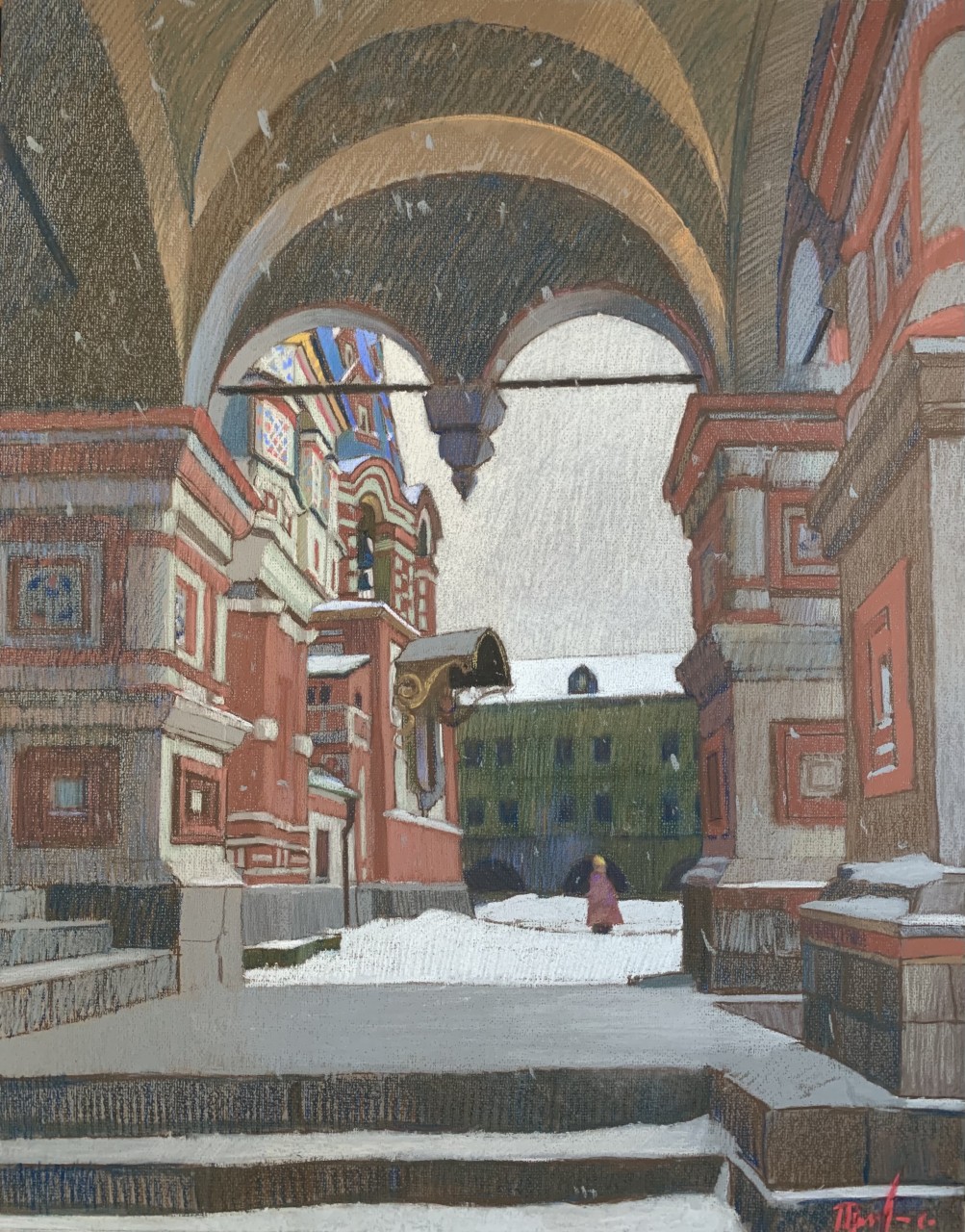 Февральский снег
