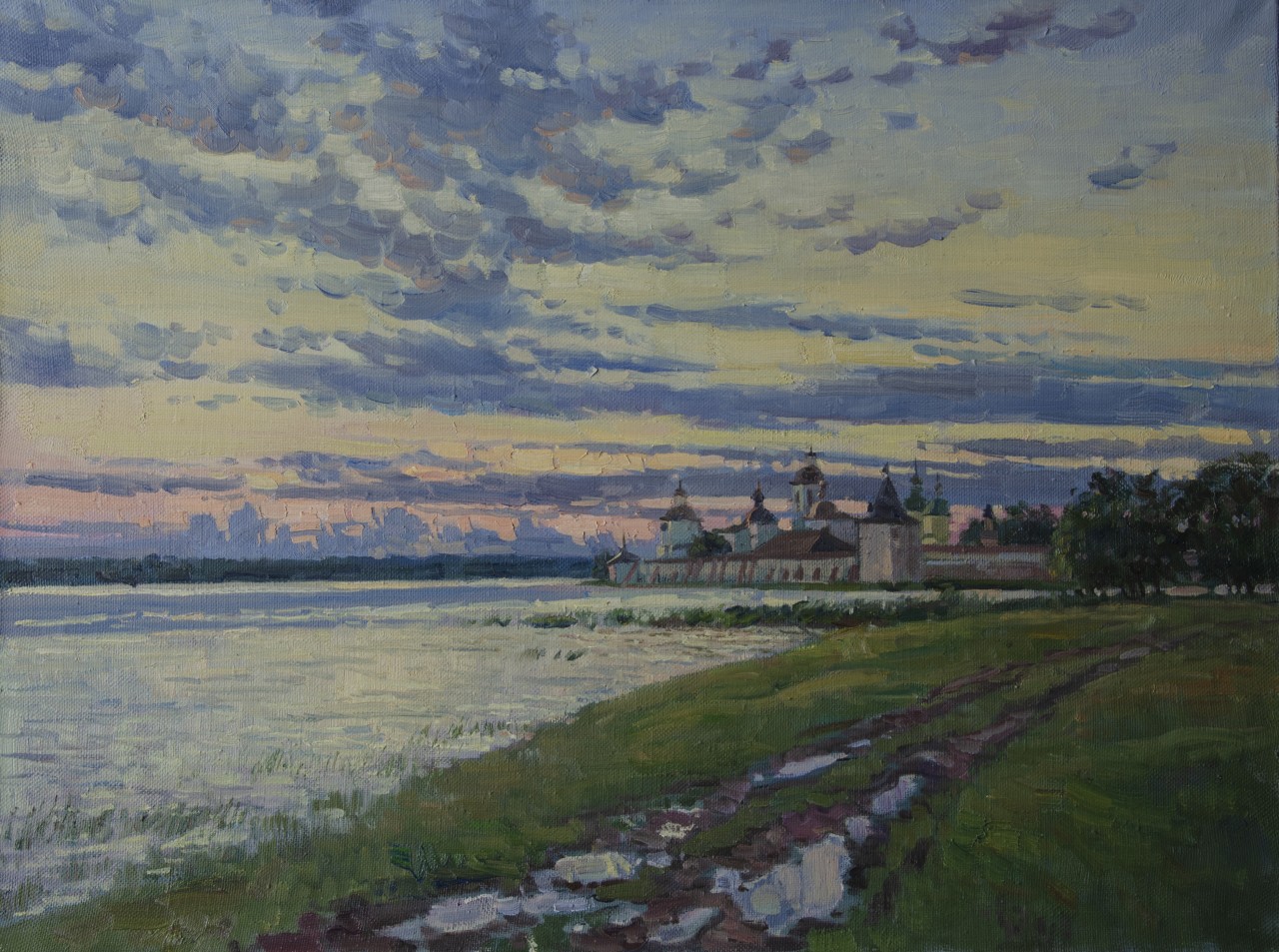 Закат.Кирилло-белозерский монастырь