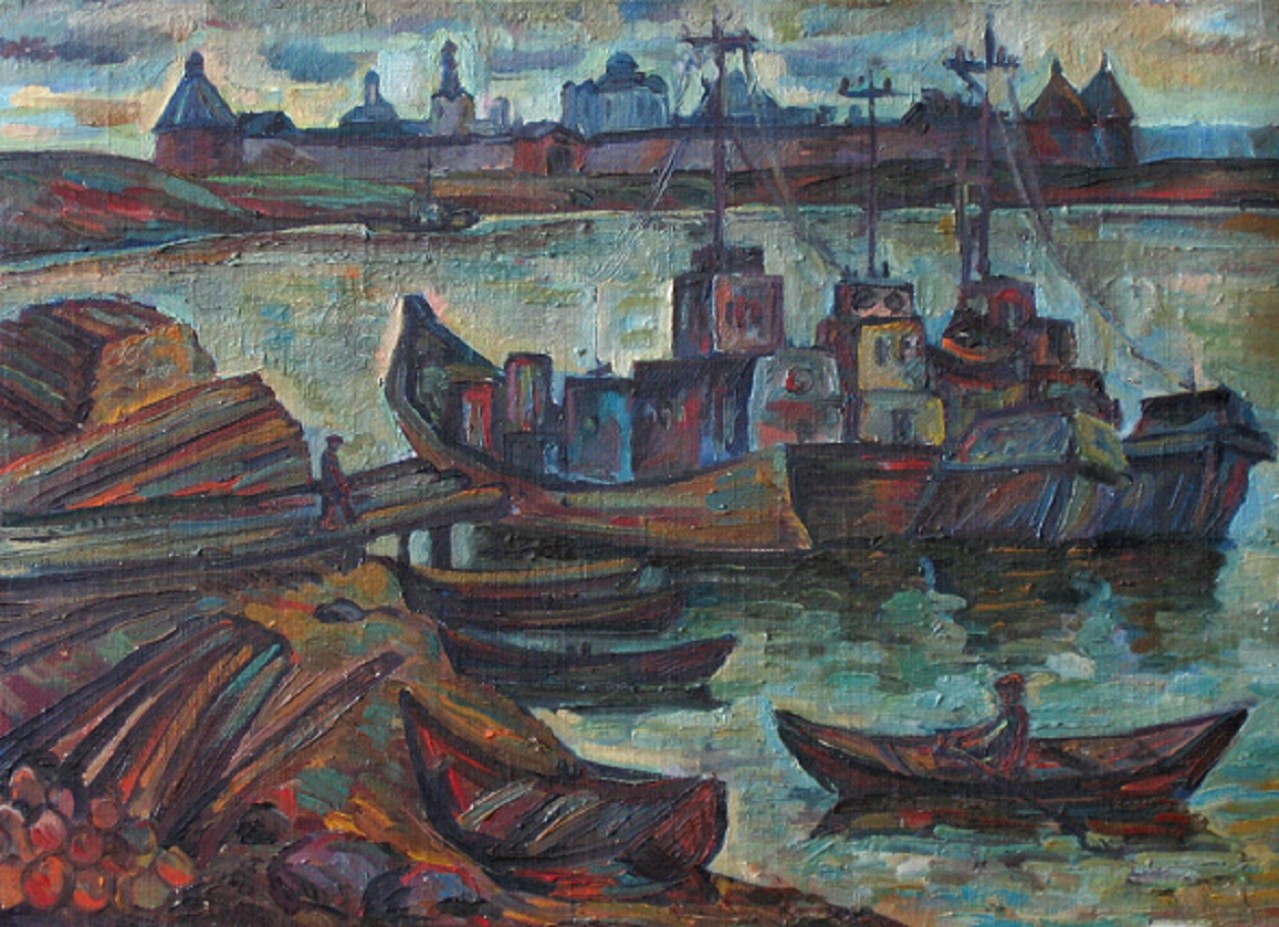 У причала. Соловецкие острова