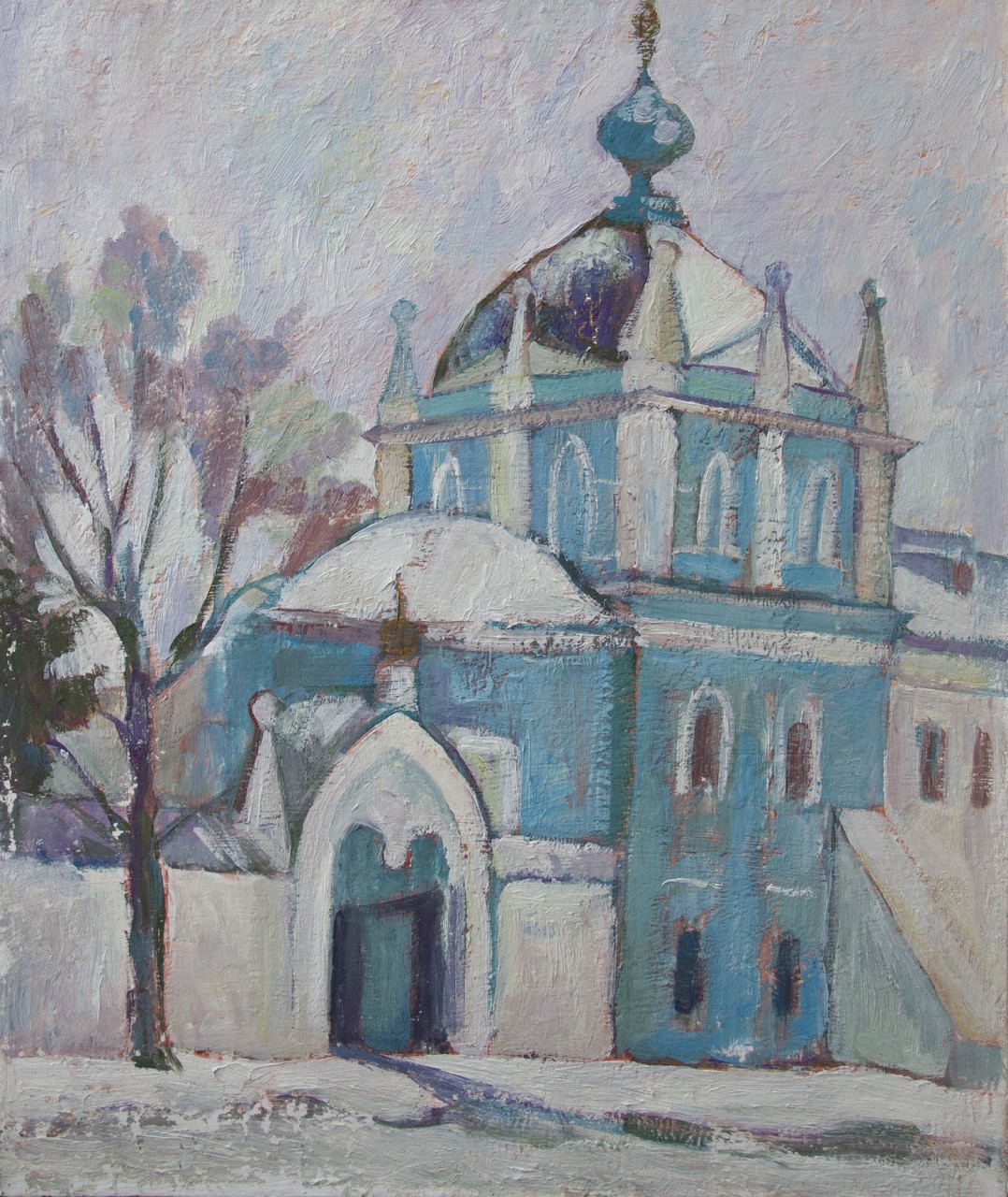 Снегопад в Коломне