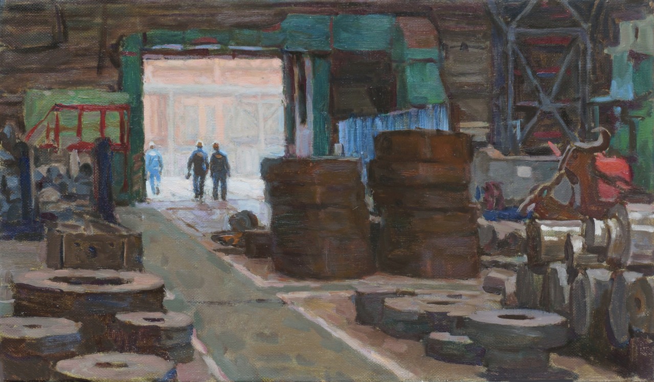После смены. Кузнечный цех. (НЛМК) 