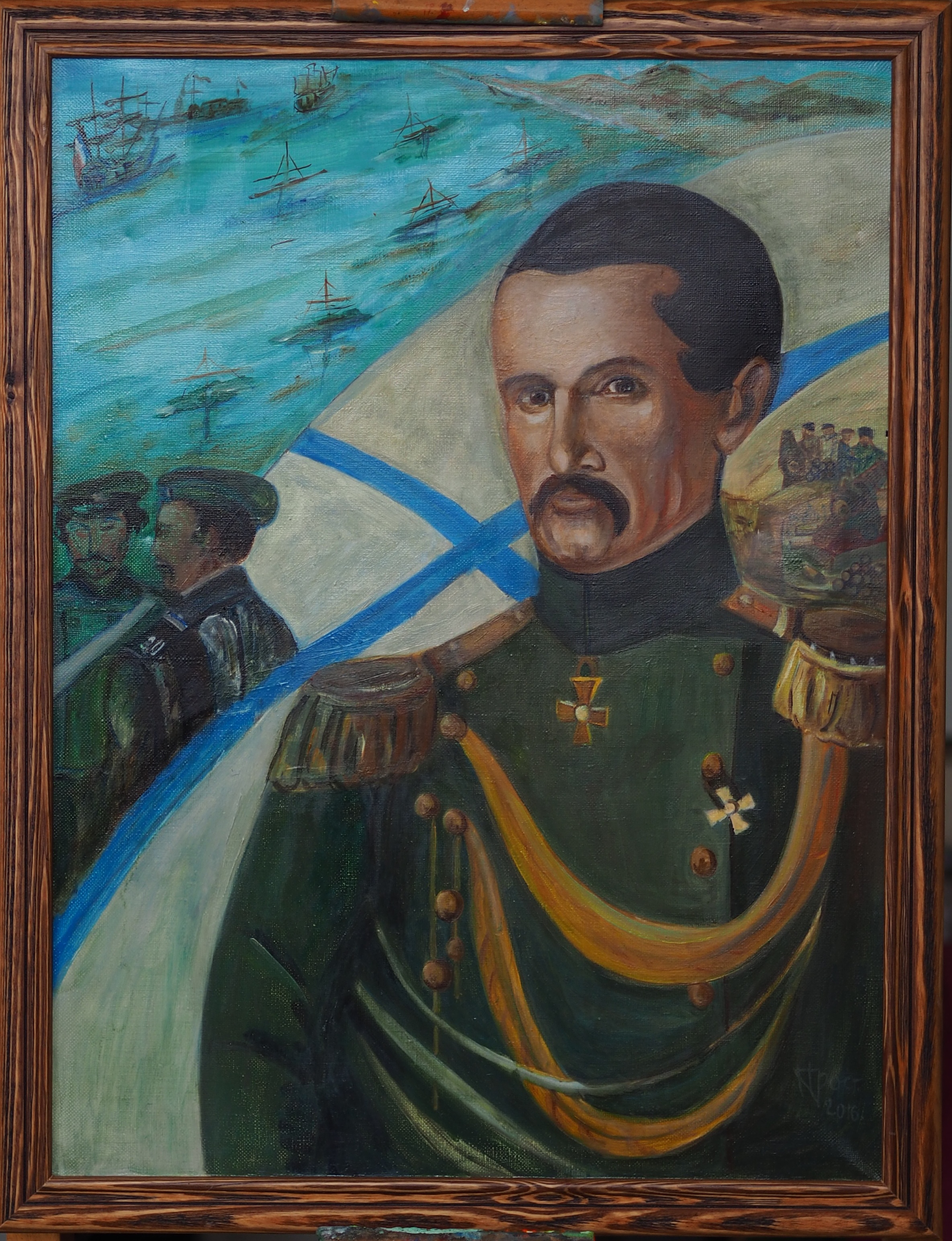 Адмирал Корнилов (из серии "Адмиралы Корнилов, Ушаков и Нахимов")