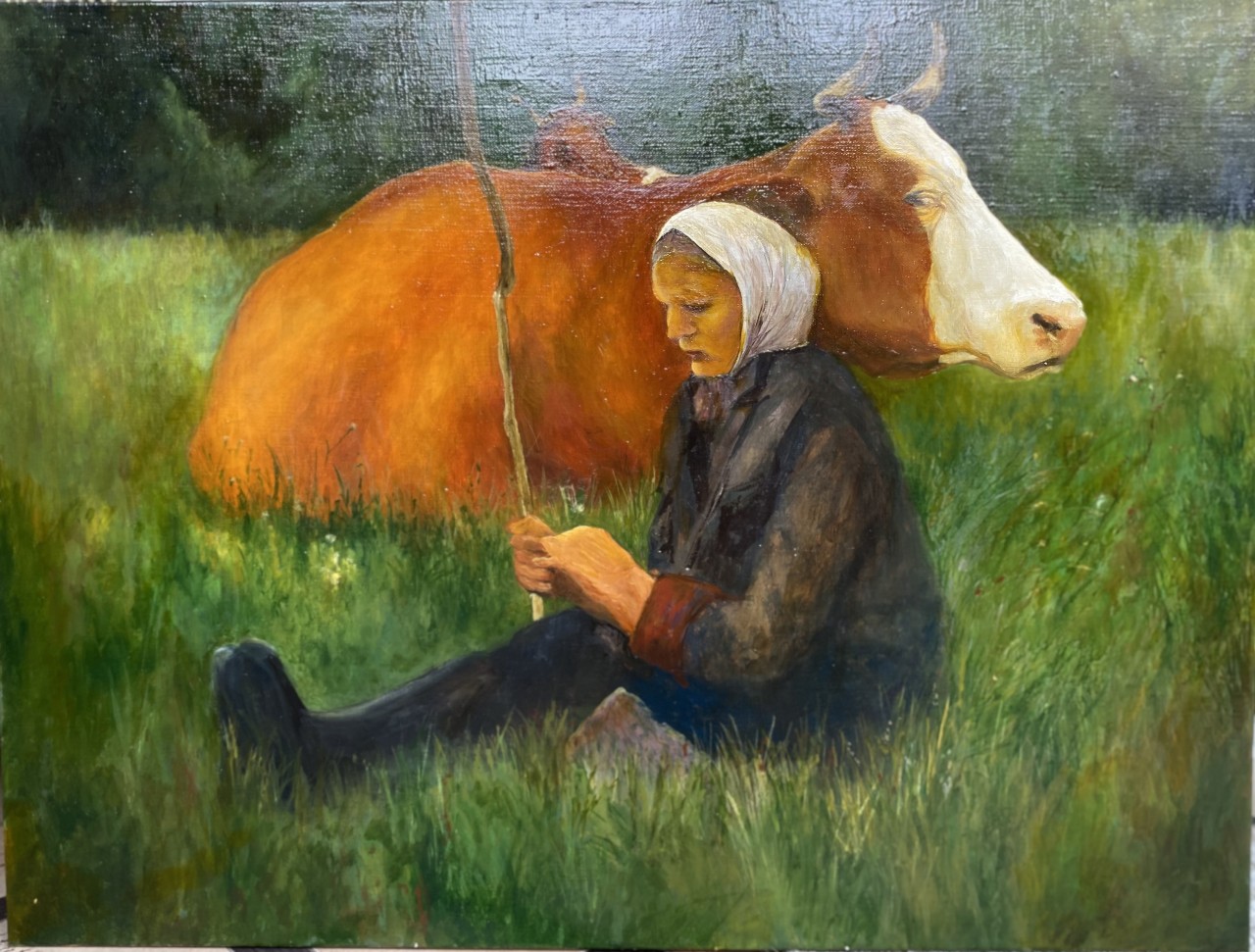 На лугу