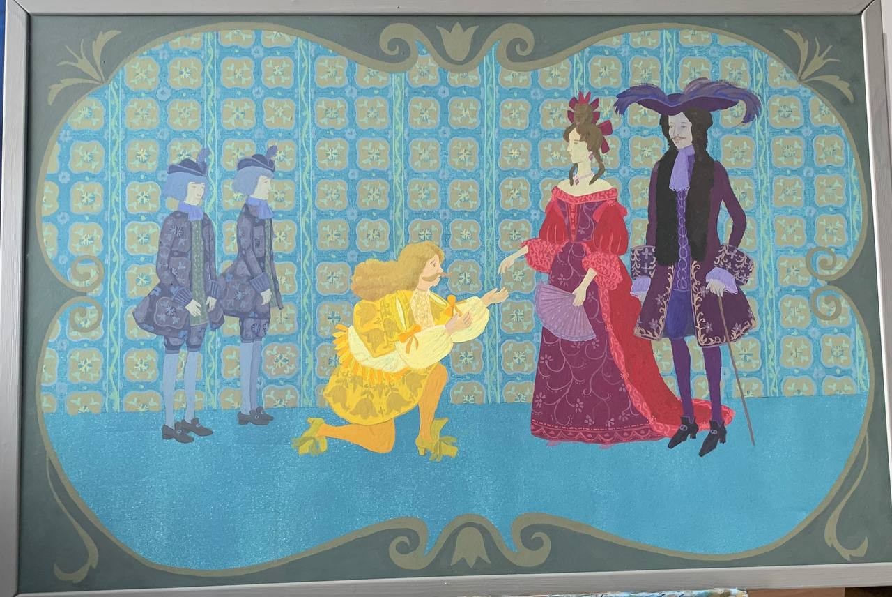 Эскизы костюмов по произведению «‎Мещанин во дворянстве» Мольер