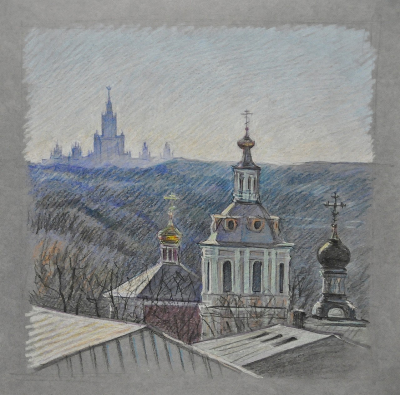Март. Андреевская набережная