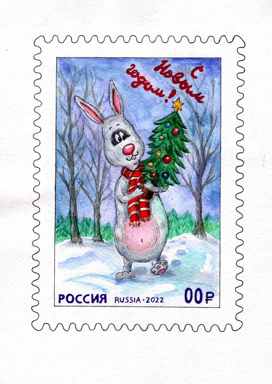 Новогодний кролик Новогодний кролик
