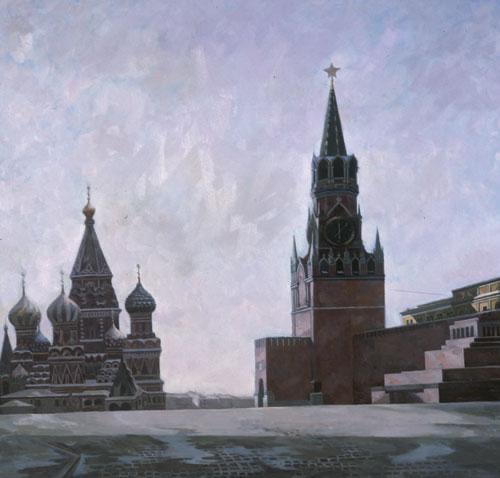 "Голубой день. Красная площадь." 