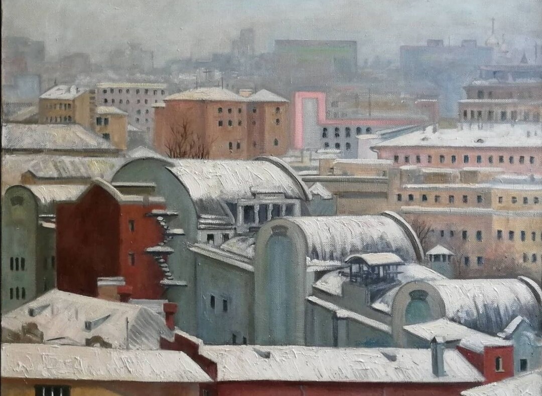 "Крыши зимой" "Крыши зимой"