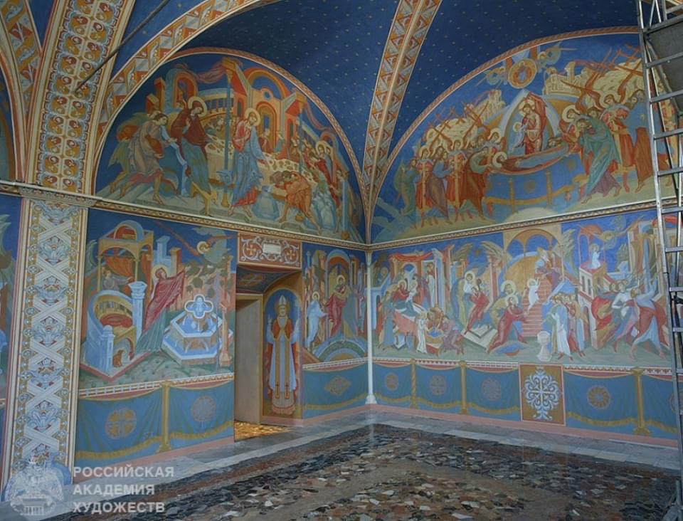 Фрагмент росписи в капелле г.Терни.