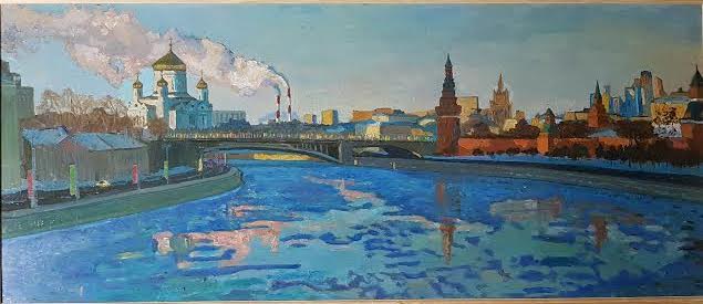 Вид с большого Москворецкого моста. Вид с большого Москворецкого моста.