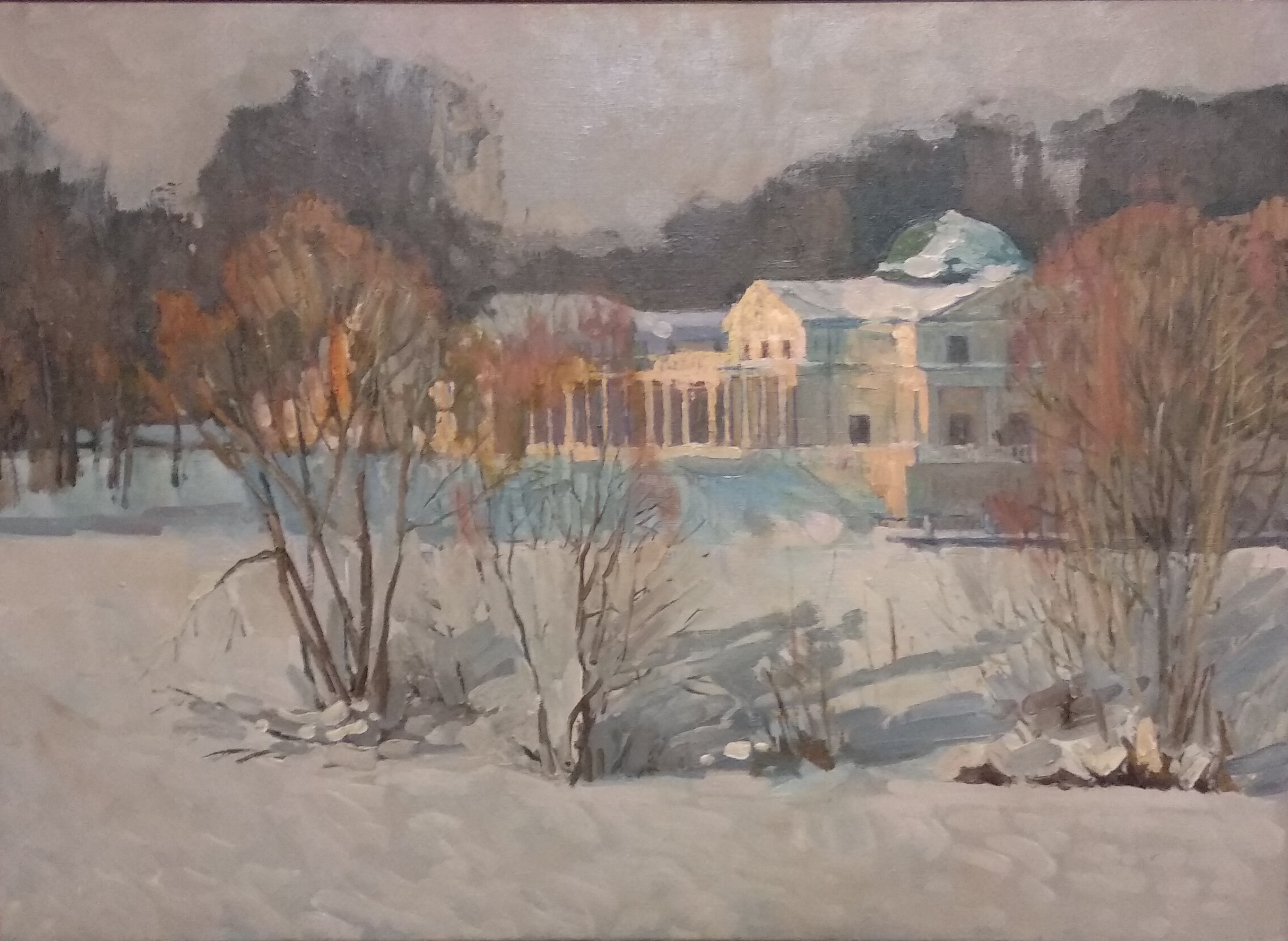 Зима в Остафьево. Триптих. Зима в Остафьево. Триптих.