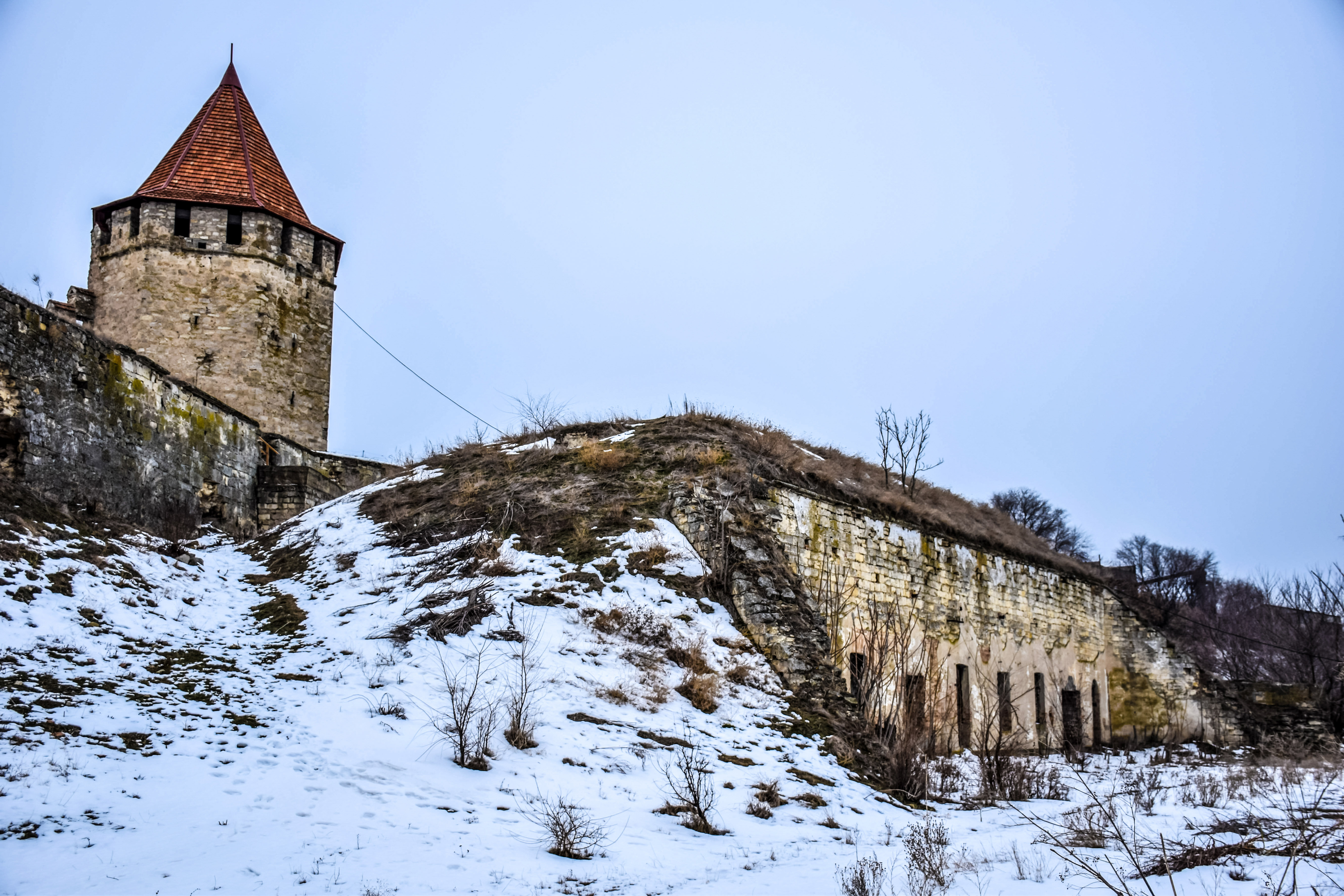 Бендерская крепость. Вид с нижнего уровня (Бендеры)