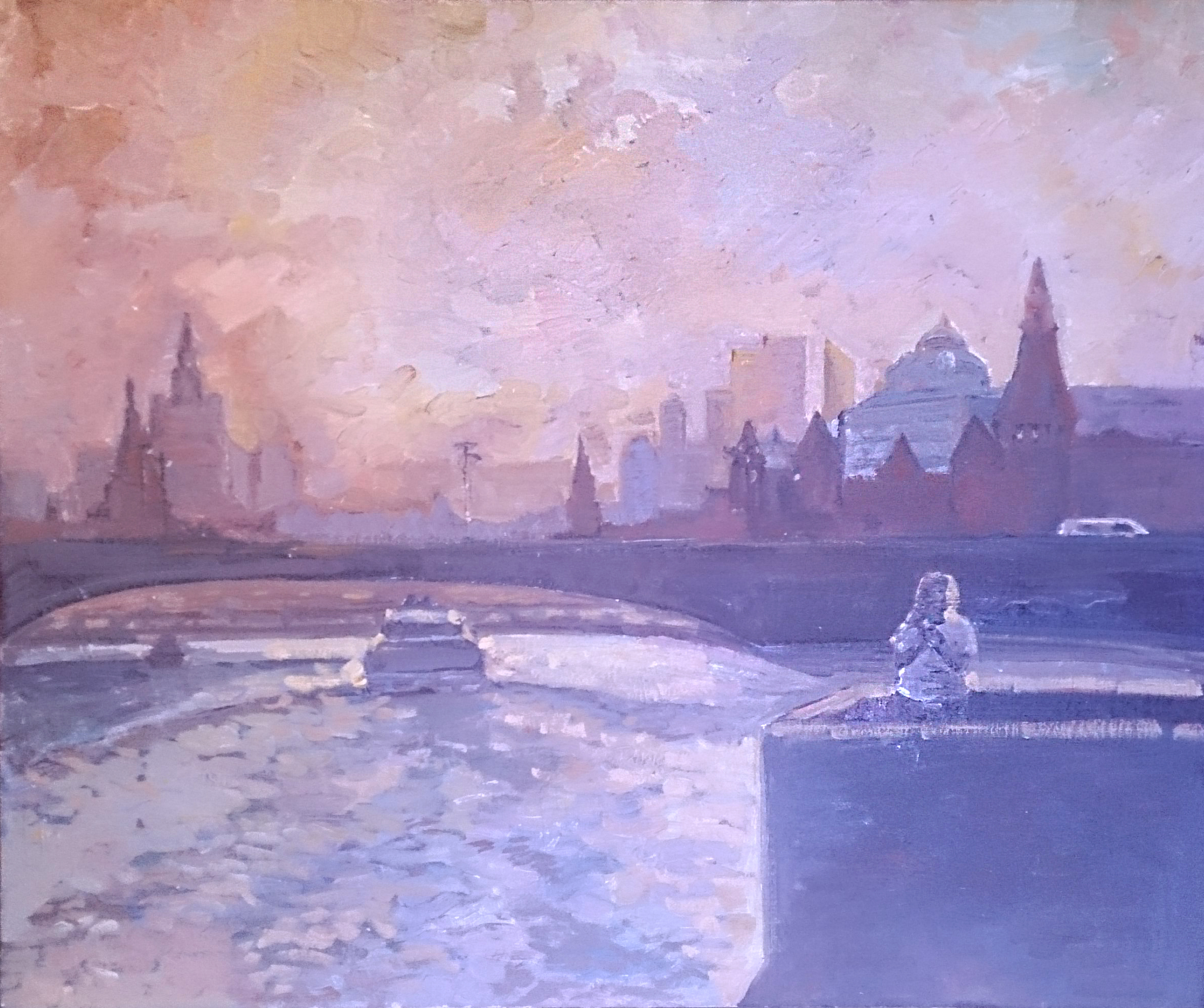 Набережная. Москва.