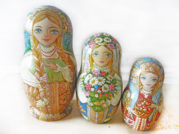 Роспись матрешек