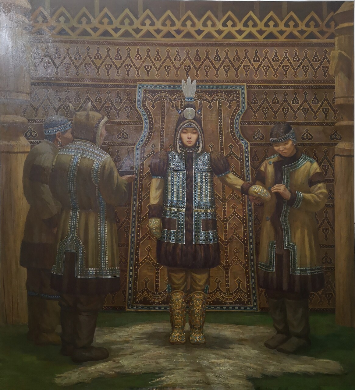 "Обряд одевания якутской невесты"