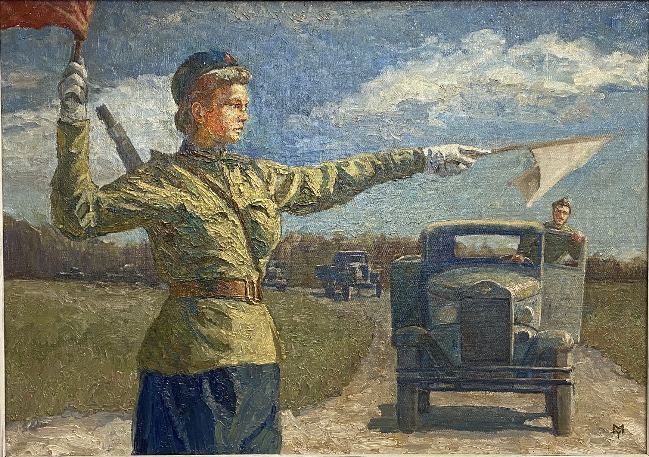 Регулировщица Сирадзе Е.Д. 
