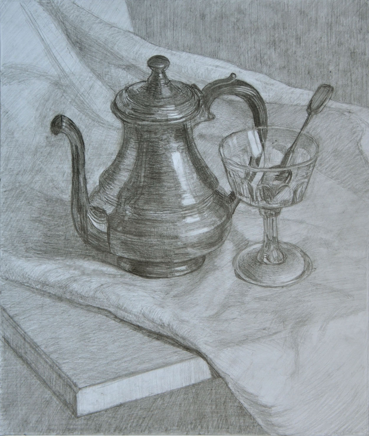 Чайник и креманка