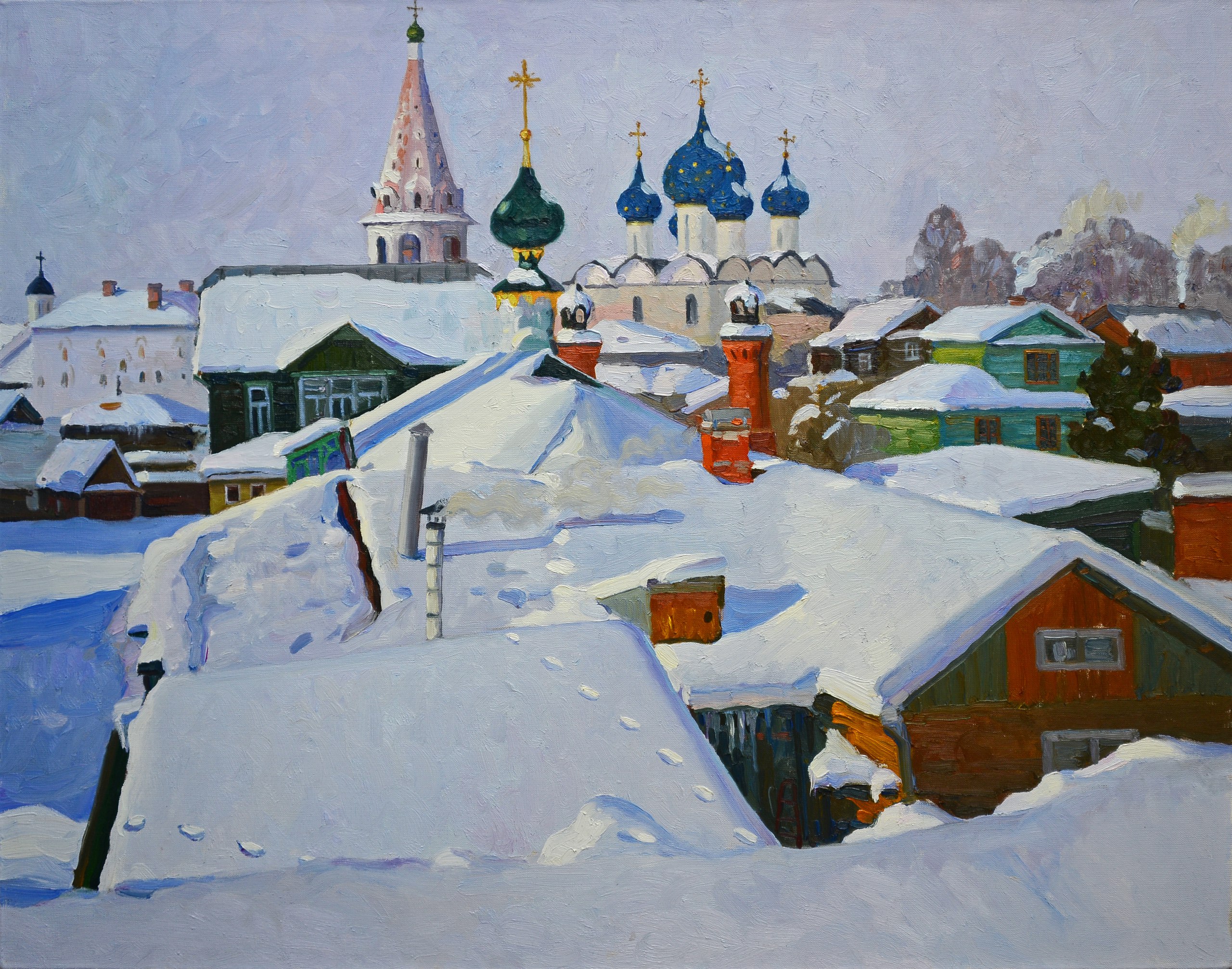 Морозы ударили. Суздаль