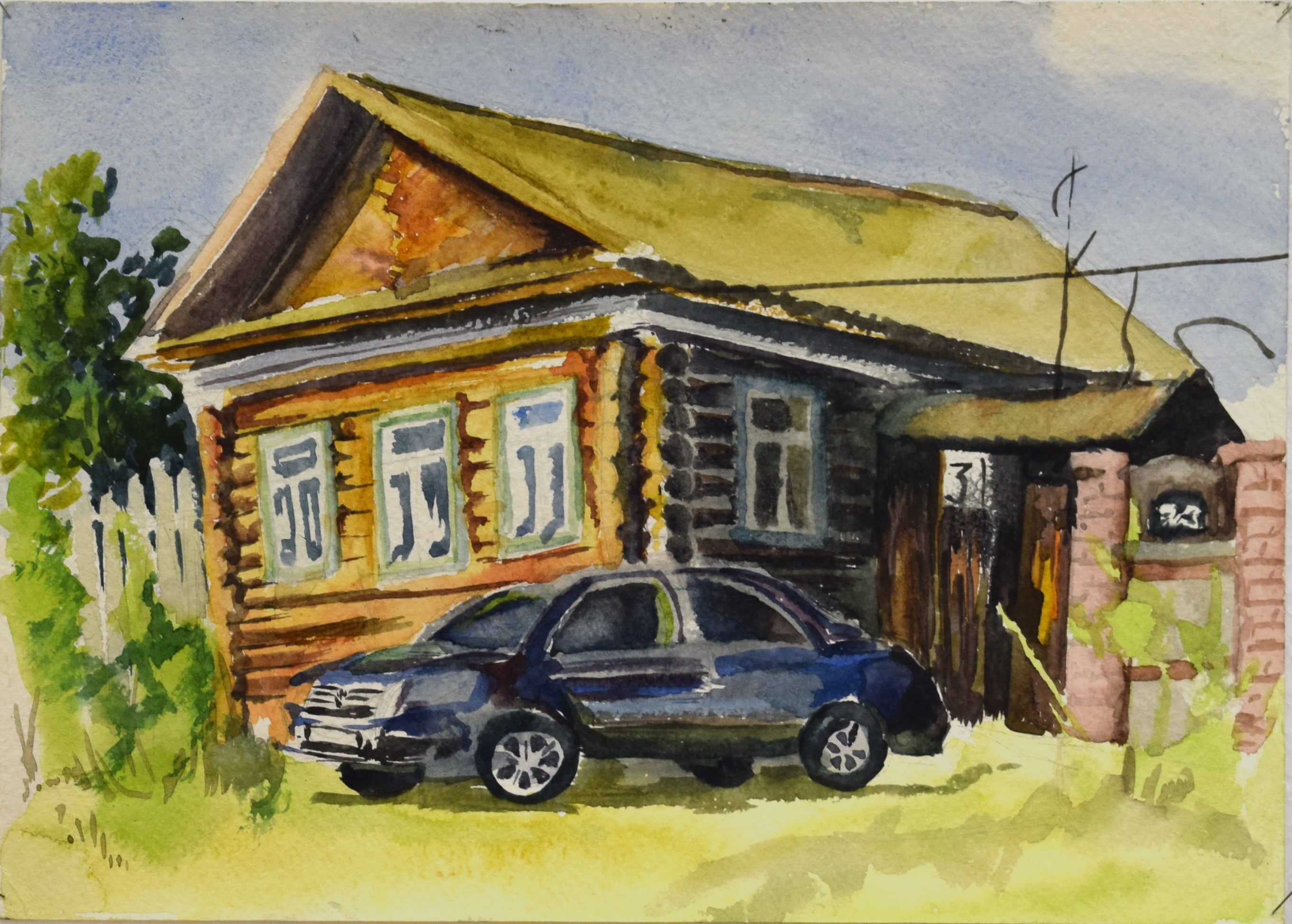 Деревенский дом