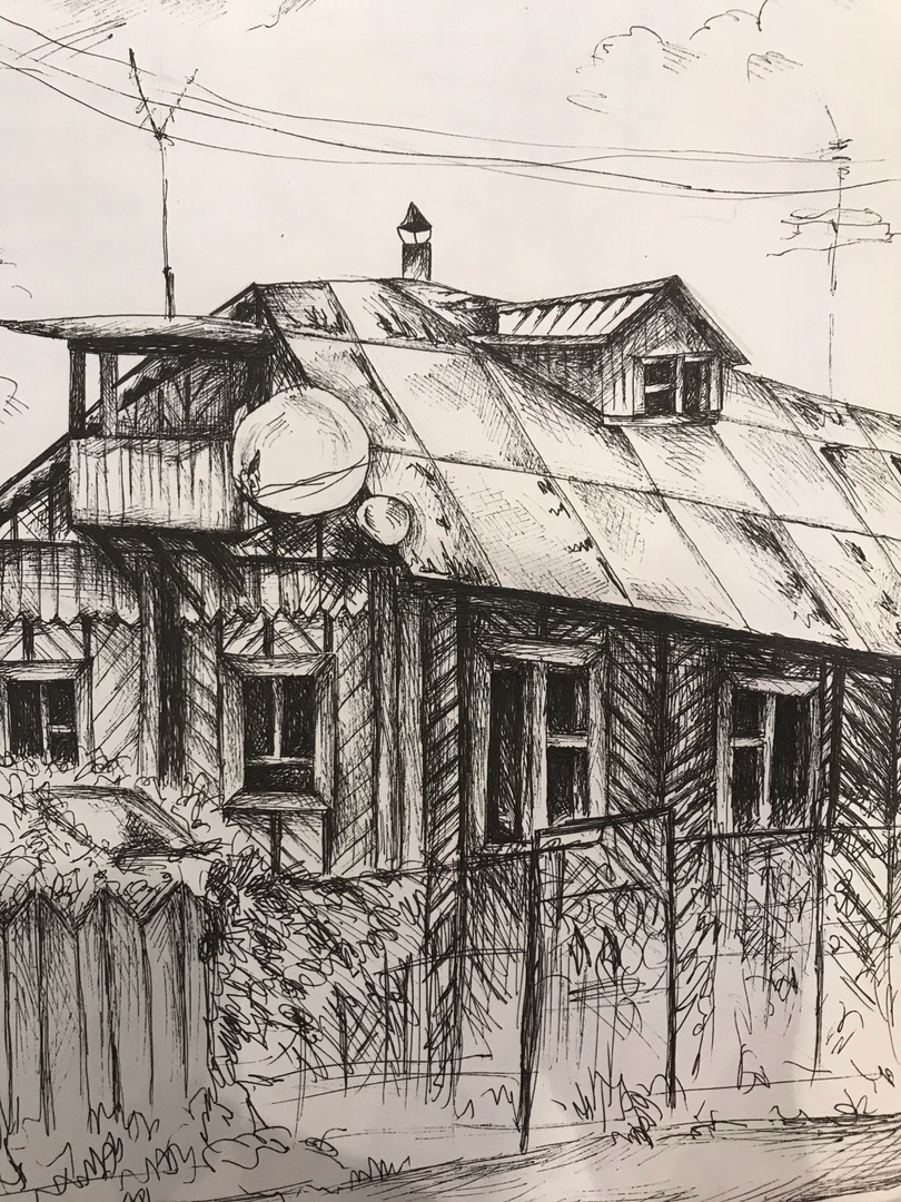 Деревенский домик