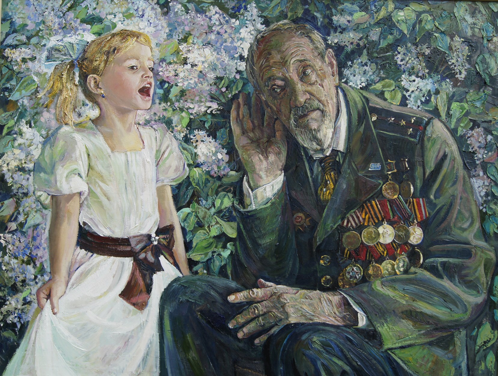 Праздничный стих(изображён Бабичев Ахсан Караевич)