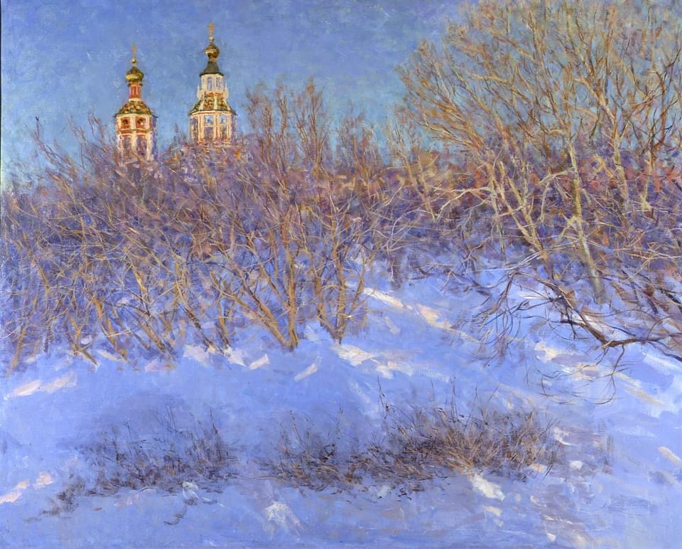"Зимняя Москва. Церковь Иоанна Воина"
