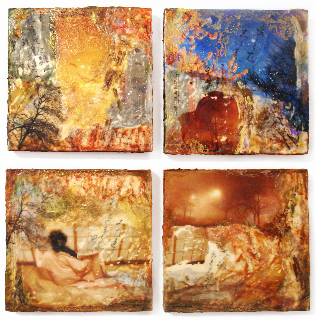 Cry For Love 9 - 80 Quadriptych